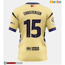 Moške Nogometnih dresov Barcelona Andreas Christensen #15 Gostujoči 2025-26 Kratki rokavi